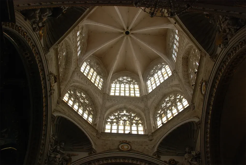 Kuppelgewölbe der Kathedrale Valencia