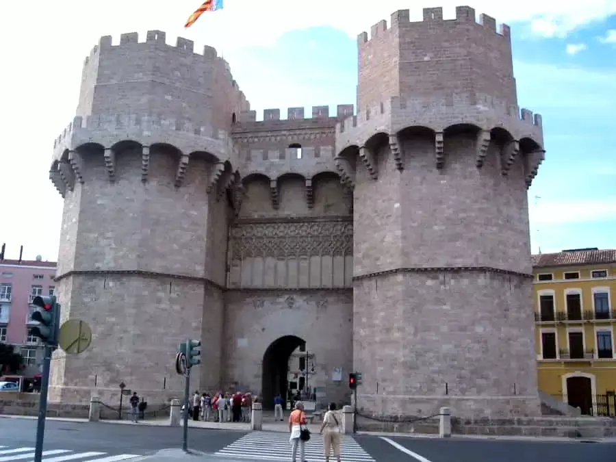 Das Serranos Tor von Valencia