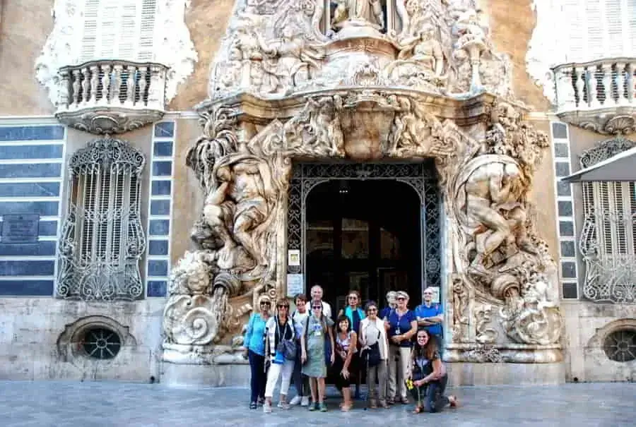 Facade of the Palace of the Marqués de Dos Aguas