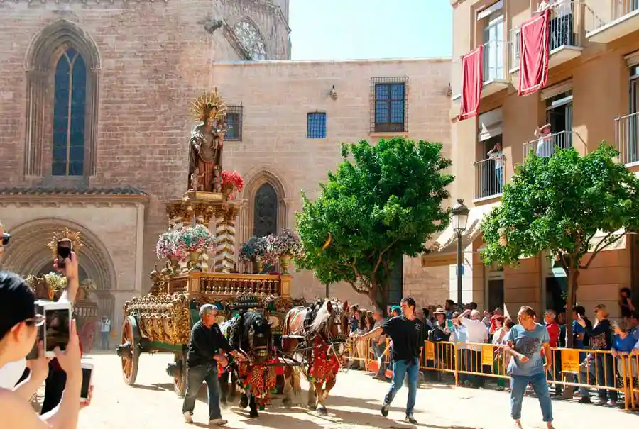 Holy week historic center Valencia